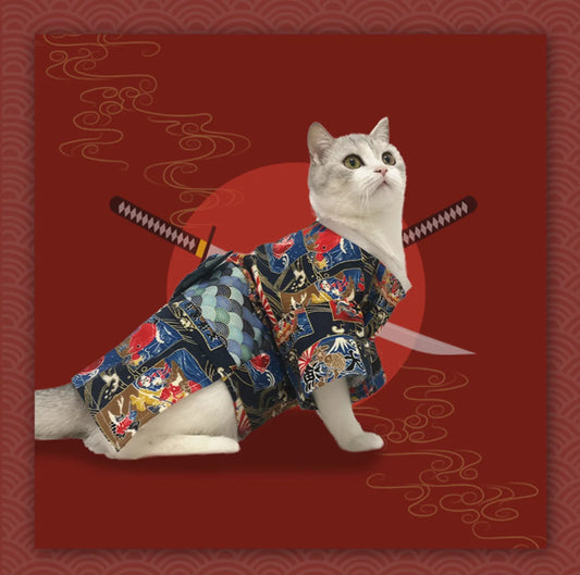 Japanese Net Red Cat Kimono