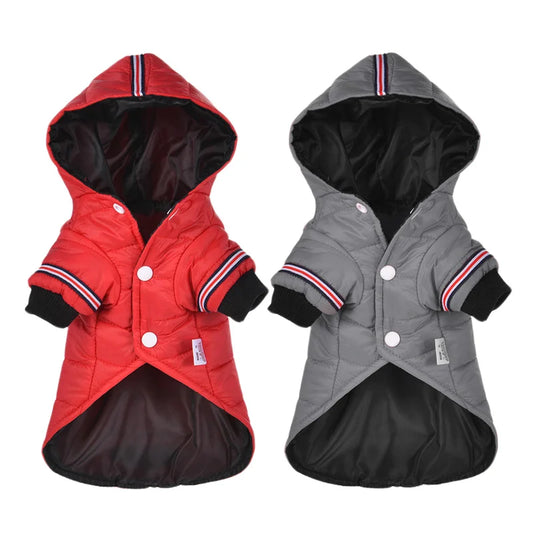 Fashion Striped Hoodie Pet Jacket