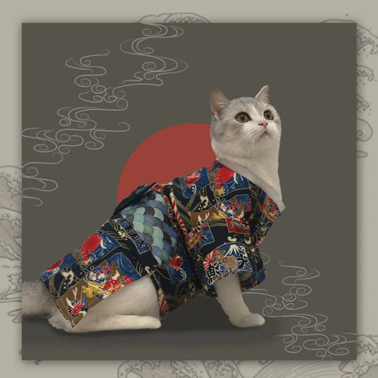 Japanese Net Red Cat Kimono