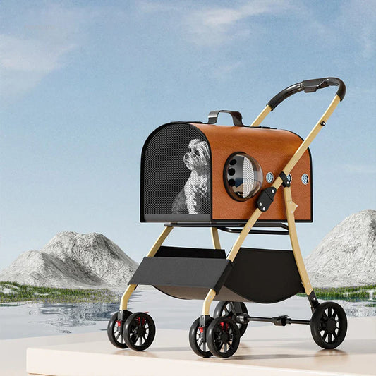 Outdoors Space Capsule Pet Stroller