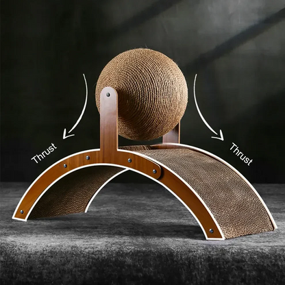 2-In-1 Detachable Wooden Scratcher